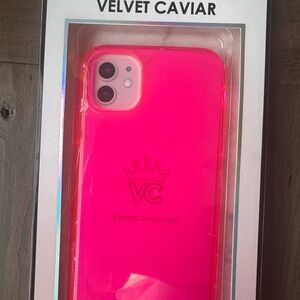 Velvet Caviar Pink Glossy iPhone Case